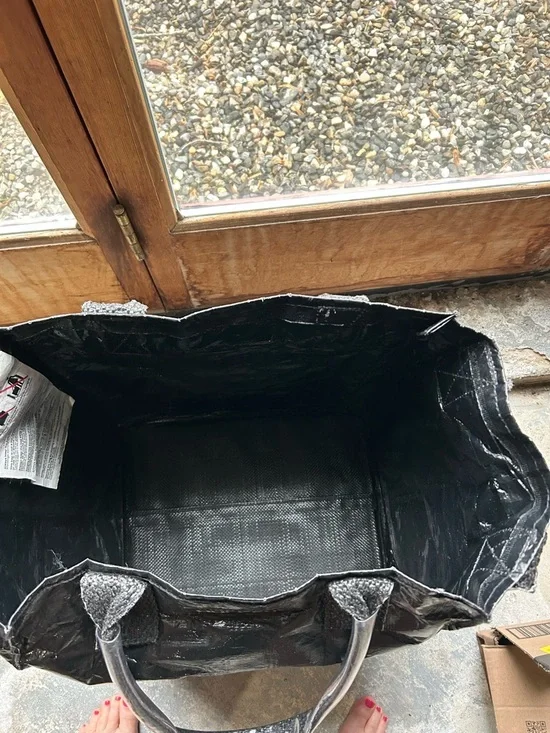 HULKEN Original | Black Glossy Tote Bag | Original Large - Picture 2 of 10